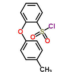 [2-(4-METHYLPHENOXY)PHENYL]SULFONYL CHLORIDE Structure