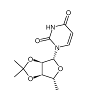 2',3'-O-isopropylidene-5'-deoxyuridine Structure