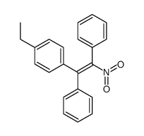 (E)-1,2-Diphenyl-1-(p-ethylphenyl)-2-nitroethene Structure