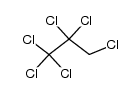 1,1,1,2,2,3-hexachloropropane Structure