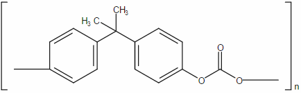 聚碳酸酯树脂结构式