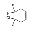 4-chloro-4,5,5-trifluoro-1-cyclohexene结构式