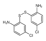 2,2'-Disulfanediylbis(4-chloroaniline) Structure