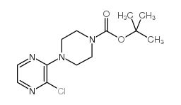 4-(3-氯吡嗪-2-基)哌嗪-1-羧酸叔丁酯结构式