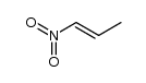 (E)-1-nitroprop-1-ene Structure