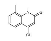 4-chloro-8-methylquinolin-2(1H)-thione结构式