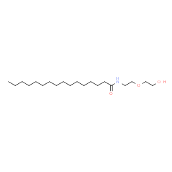 POLYETHYLENE GLYCOL MONO(2-HEXADECANAMIDOETHYL) ETHER) structure