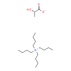 TETRA-N-BUTYLAMMONIUM L-LACTATE structure