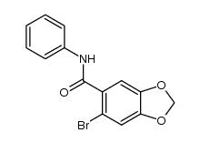 2-Bromo-4,5-methylenedioxy-N-phenylbenzamide Structure