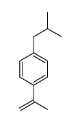 1-(2-methylpropyl)-4-prop-1-en-2-ylbenzene结构式