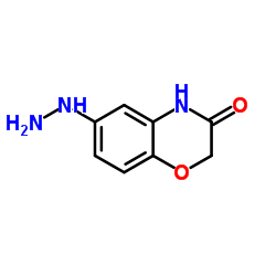 6-Hydrazino-2H-1,4-benzoxazin-3(4H)-one Structure