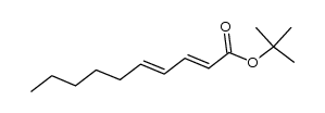 t-butyl E,E-2,4-decadienotate结构式