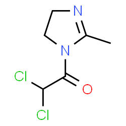 1H-Imidazole, 1-(dichloroacetyl)-4,5-dihydro-2-methyl- (9CI) structure