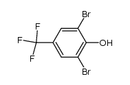 2,6-dibromo-4-(trifluoromethyl)phenol结构式