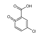 4-chloro-1-oxidopyridin-1-ium-2-carboxylic acid结构式