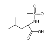 (2S)-2-(methanesulfonamido)-4-methylpentanoic acid结构式