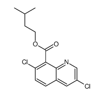 3-methylbutyl 3,7-dichloroquinoline-8-carboxylate Structure
