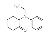 2-(ethyl-phenyl-amino)cyclohexan-1-one结构式