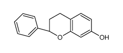 2-苯基苯并二氢吡喃-7-醇结构式