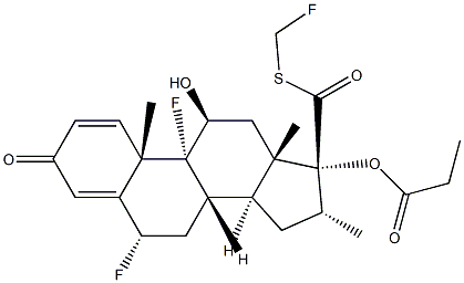 氟替卡松杂质20结构式