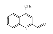 4-甲基喹啉-2-甲醛结构式