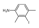 3-碘-2,4-二甲基苯胺结构式