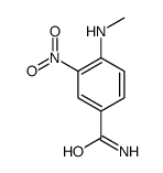 4-methylamino-3-nitro-benzamide结构式