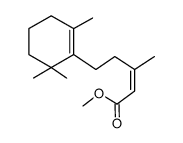 cis-3-Methyl-5-(2,6,6-trimethyl-cyclo-hexenyl-(1)-penten-(3)-saeure-methylester结构式