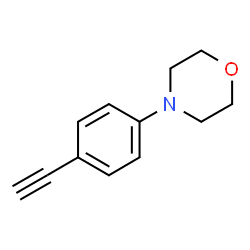 4-(4-ethynylphenyl)morpholine Structure