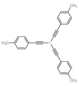 tris[2-(4-methylphenyl)ethynyl]phosphane Structure