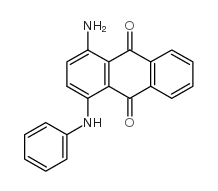 1-amino-4-(phenylamino)anthraquinone structure