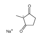 Sodium salt of 2-Methyl-1,3-cyclopentadione Structure