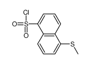 5-methylsulfanylnaphthalene-1-sulfonyl chloride Structure