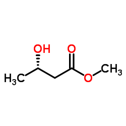 (S)-(+)3-羟基丁酸甲酯结构式