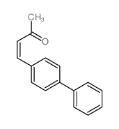(Z)-4-(4-phenylphenyl)but-3-en-2-one结构式