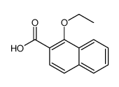 1-ethoxynaphthalene-2-carboxylic acid结构式
