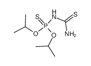 N-(diisopropoxyphosphinothioyl)thiourea结构式