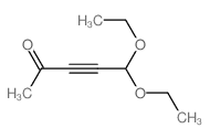 5,5-DIETHOXY-3-PENTYN-2-ONE结构式