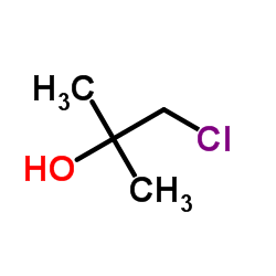 1-氯-2-甲基-2-丙醇结构式