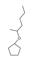 Cyclopentane, [(1-methylpentyl)oxy]- (9CI) structure