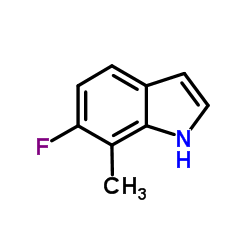 6-氟-7-甲基吲哚结构式