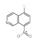 5-chloro-8-nitro-isoquinoline结构式