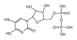 5-mercaptouridine 5'-diphosphate Structure