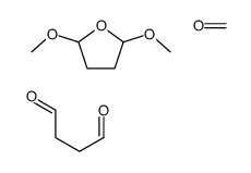 butanedial,2,5-dimethoxyoxolane,formaldehyde结构式