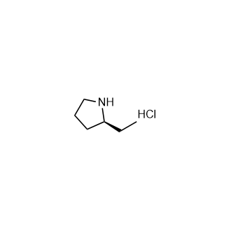 (S)-2-乙基吡咯烷盐酸盐结构式