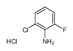 2-chloro-6-fluoroaniline hydrochloride Structure