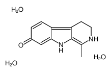 1-methyl-2,3,4,9-tetrahydropyrido[3,4-b]indol-7-one,trihydrate Structure