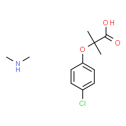 dimethylammonium 2-(4-chlorophenoxy)-2-methylpropionate structure