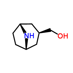exo-8-氮杂双环[3.2.1]辛烷-3-甲醇结构式