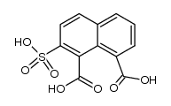 2-sulfo-naphthalene-1,8-dicarboxylic acid结构式